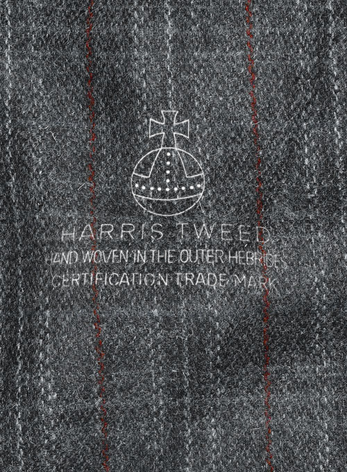 Harris Tweed Welsh Gray Jacket - Click Image to Close