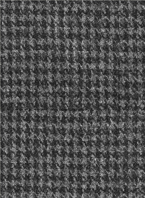 Harris Tweed Houndstooth Dark Gray Jacket