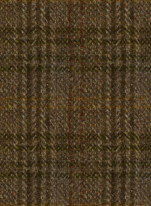 Harris Tweed Tartan Brown Jacket