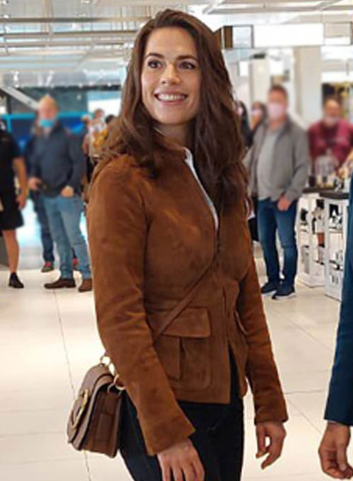 Hayley Atwell Mission Impossible Leather Jacket - Click Image to Close
