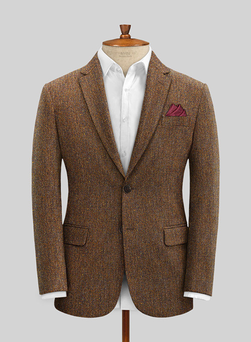 Haberdasher Wine Tweed Jacket