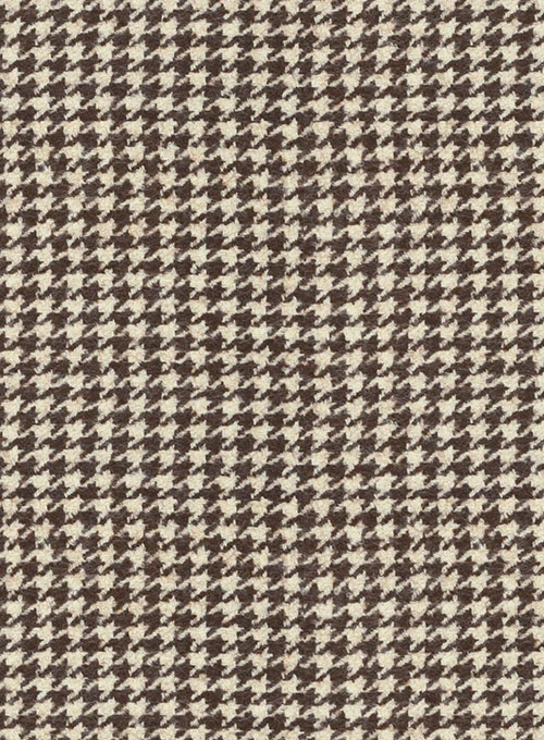 Houndstooth Brown Tweed Jacket