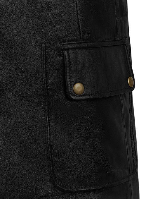 Hugh Jackman Real steel Leather Jacket