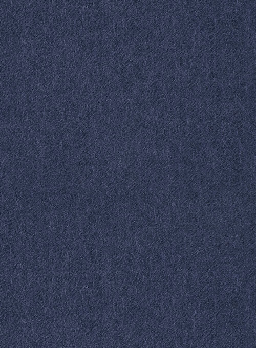 Indigo Blue Flannel Wool Jacket