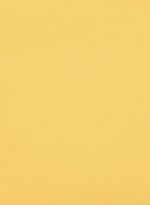 Italian Biella Yellow Cotton Jacket