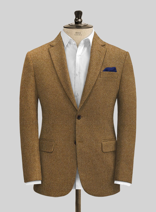 Italian Credi Mid Brown Tweed Jacket