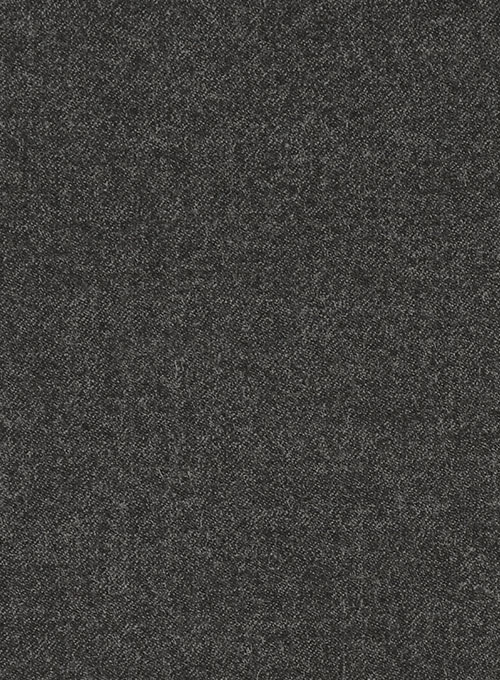 Italian Flannel Dark Gray Wool Jacket - Click Image to Close