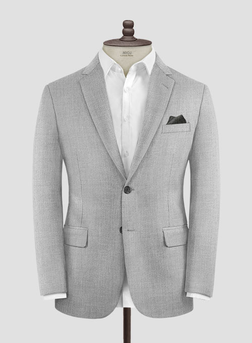 Italian Wool Cashmere Harbour Gray Jacket