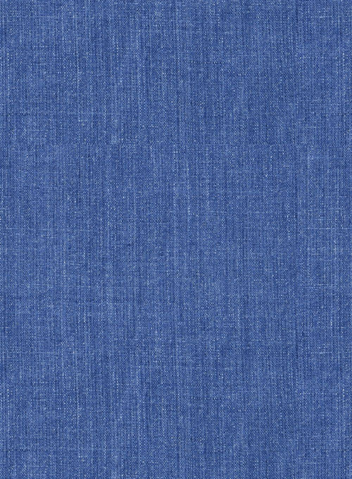 Italian Linen Milled Indigo Blue Jacket