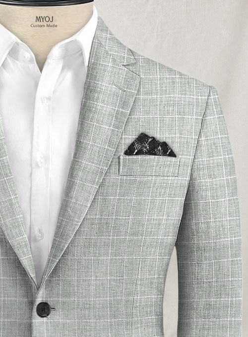 Italian Linen Lusso Gray Jacket