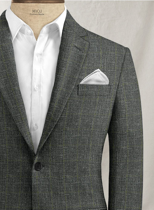 Italian Linen Denilo Checks Jacket