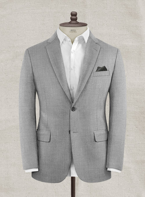 Italian Wool Cashmere Harbour Gray Jacket
