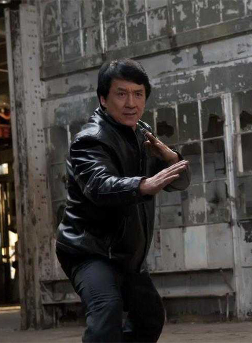 Jackie Chan The Spy Next Door Leather Jacket - Click Image to Close