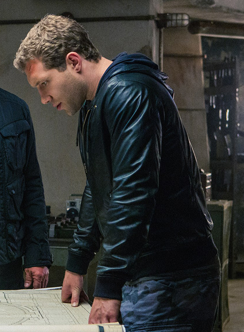 Jai Courtney Terminator Genisys Leather Jacket - Click Image to Close