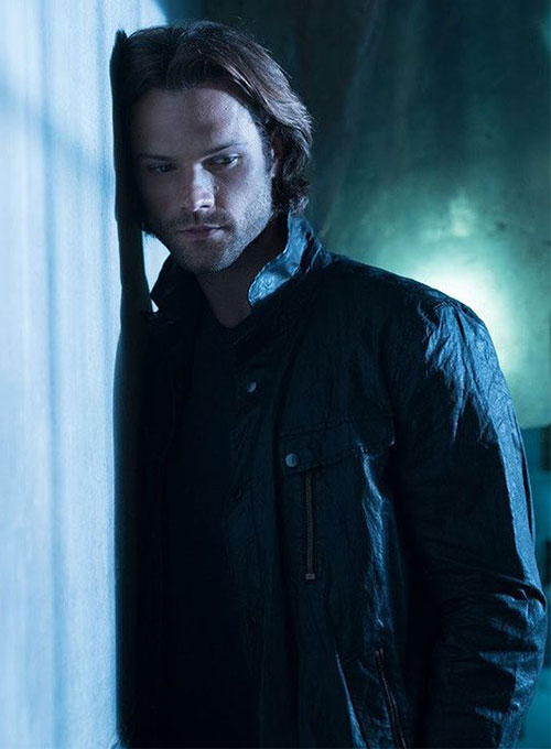 Jared Padalecki Supernatural Leather Jacket - Click Image to Close