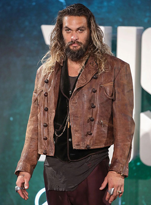 Jason Momoa Justice League Leather Jacket : Made To Measure Custom ...