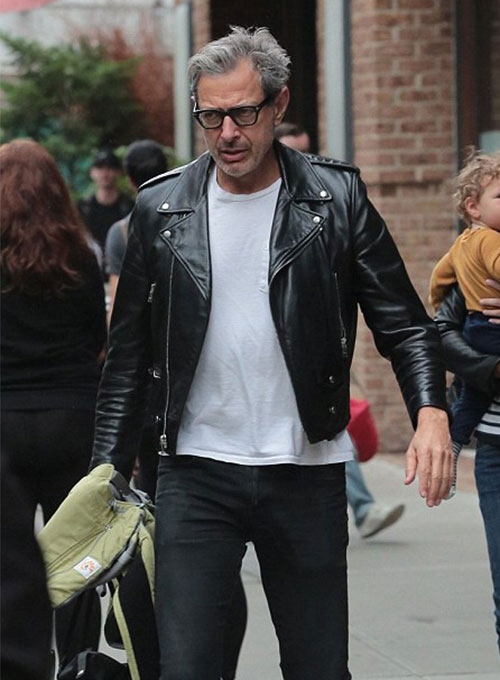 Jeff Goldblum Leather Jacket Made To Measure Custom Jeans For Men And Women Makeyourownjeans® 