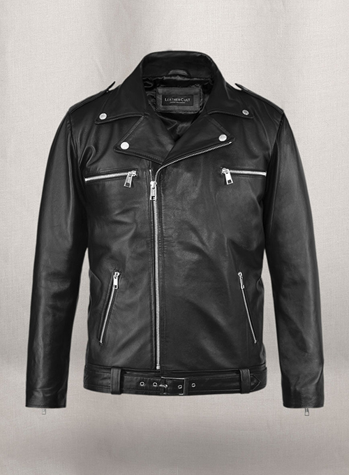 Jeffrey Morgan The Walking Dead Leather Jacket - Click Image to Close