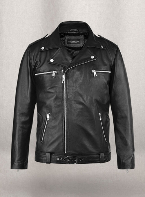 Jeffrey Morgan The Walking Dead Leather Jacket - Click Image to Close