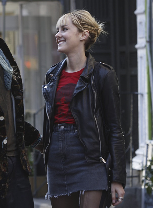 Jena Malone Time Out of Mind Leather Jacket - Click Image to Close