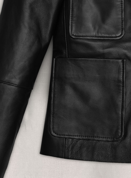 Jenna Ortega Wednesday Leather Jacket - Click Image to Close