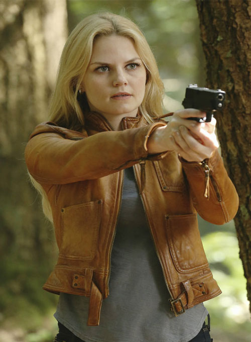 Jennifer Morrison Once Upon A Time Leather Jacket #2 - Click Image to Close