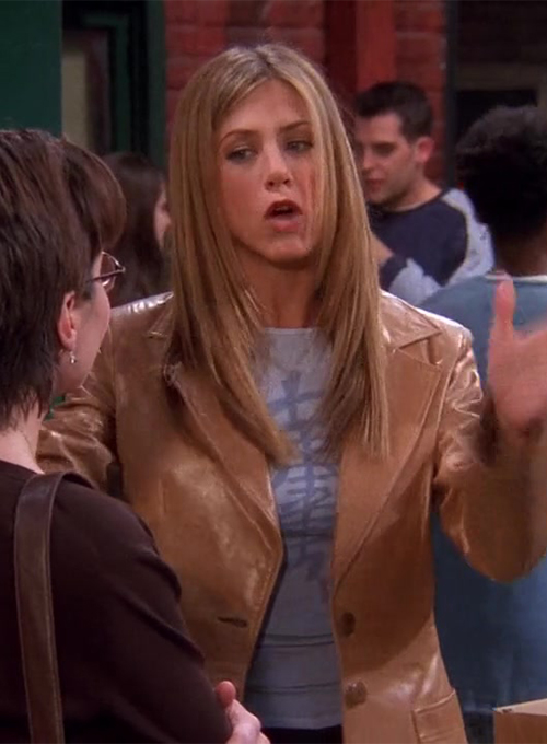 Jennifer Aniston Friends Season 5 Leather Blazer - Click Image to Close