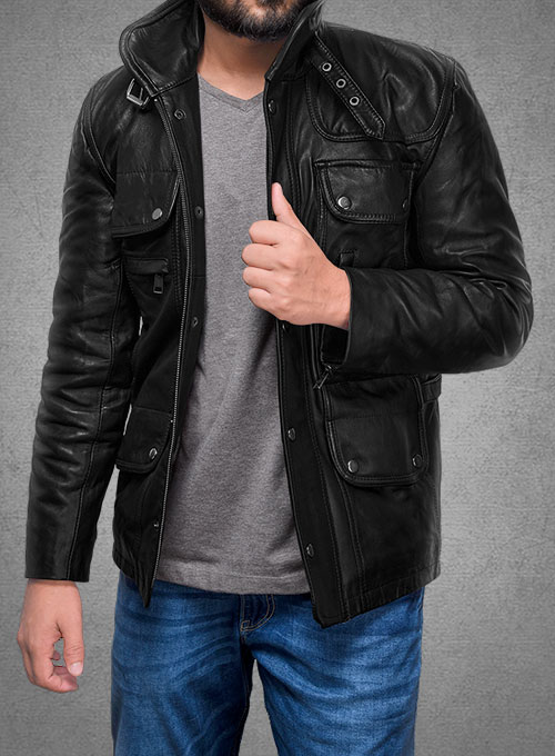 Jensen Ackles Leather Jacket - Click Image to Close