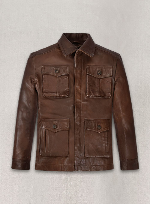Jensen Ross Ackles Supernatural Season 7 Leather Jacket - Click Image to Close