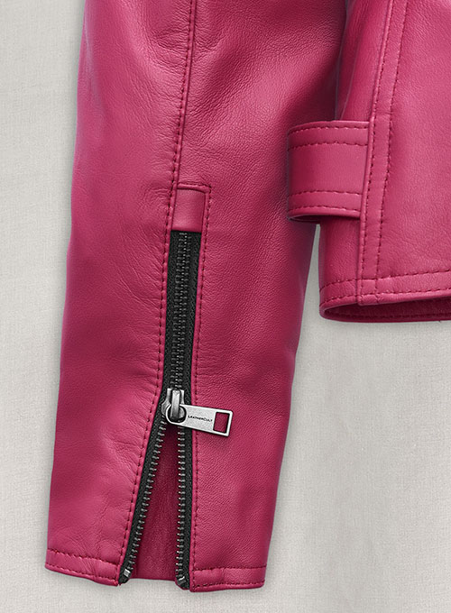 Jessica Alba Leather Jacket - Click Image to Close