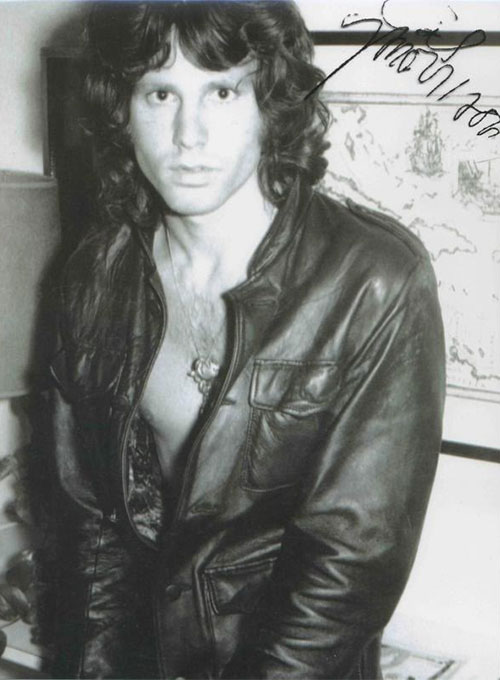 Jim Morrison Leather Jacket # 2 - Click Image to Close