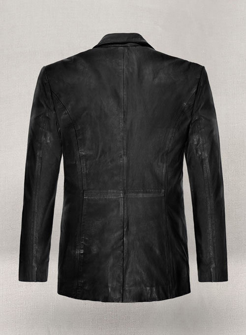 Jim Carrey Leather Blazer