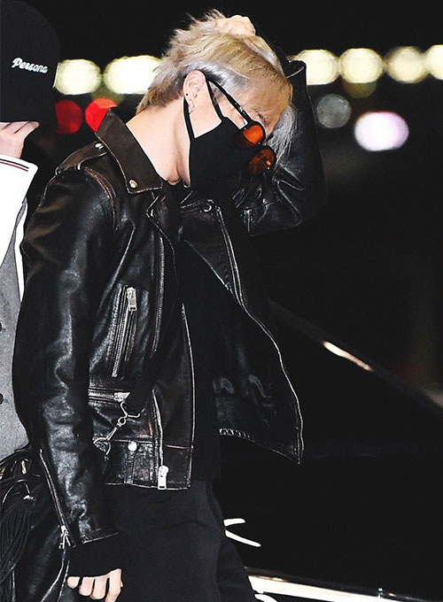 Jimin Leather Jacket - Click Image to Close