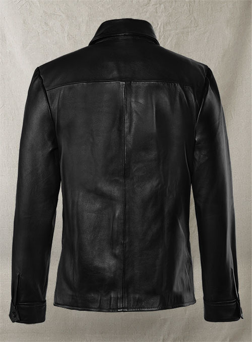 Jim Morrison Classic Leather Shirt - Click Image to Close