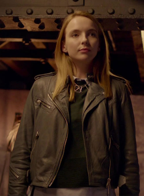 Jodie Comer Doctor Foster Leather Jacket - Click Image to Close