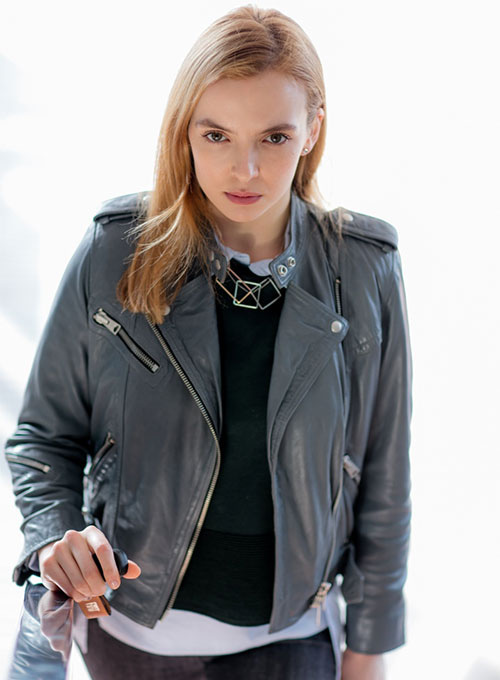 Jodie Comer Doctor Foster Leather Jacket - Click Image to Close