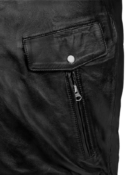 Johnny Depp Black Mass Leather Jacket - Click Image to Close