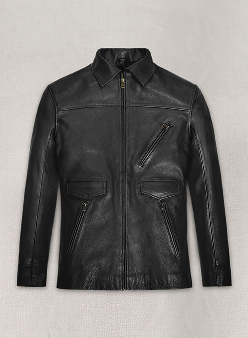 Johnny Depp Leather Jacket #3 - Click Image to Close