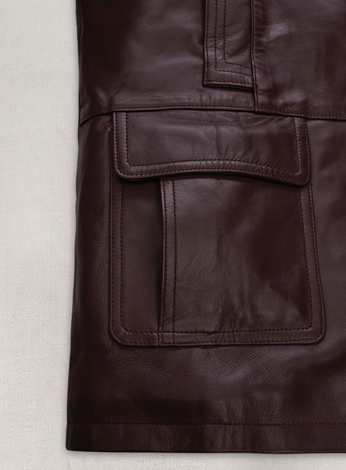 Johnny Depp Donnie Brasco Leather Blazer - Click Image to Close