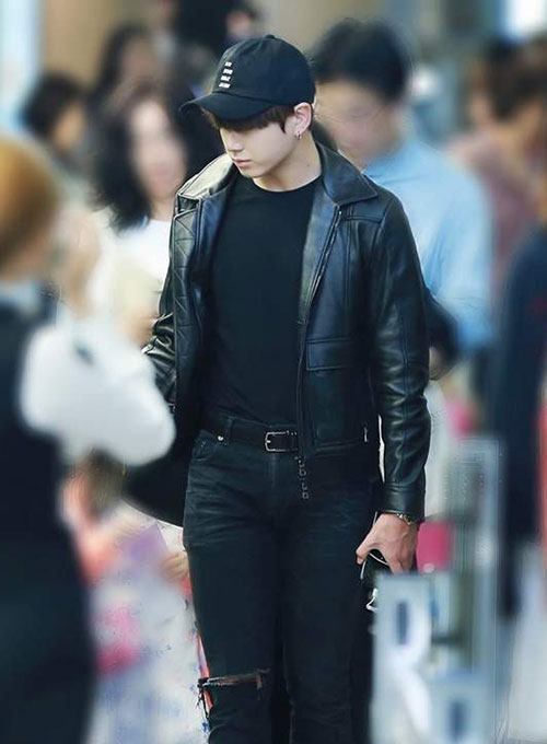 jungkook jeans jacket  Bts inspired outfits, Korean fashion men, Airport  style