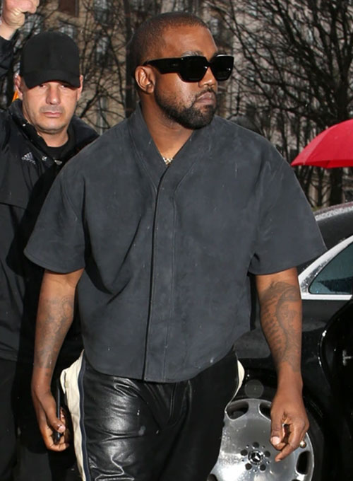 Kanye West Leather Shirt