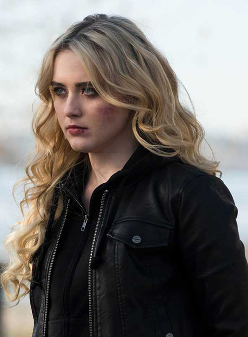 Kathryn Newton Supernatural Leather Jacket - Click Image to Close