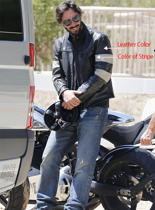 Keanu Reeves Leather Jacket - Click Image to Close