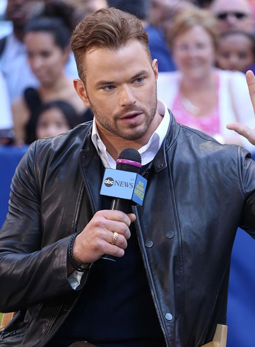 Kellan Lutz Leather Jacket - Click Image to Close