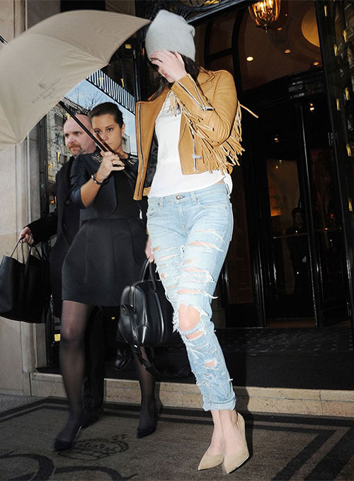 Kendall Jenner Leather Jacket #3 - Click Image to Close