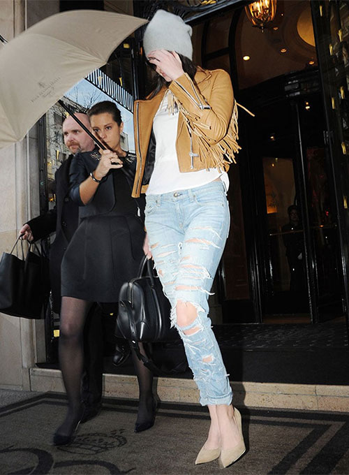 Kendall Jenner Leather Jacket #3