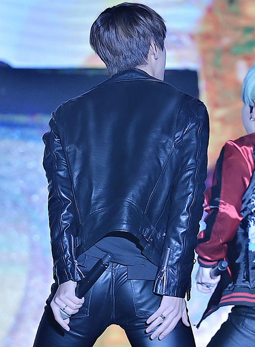 Kim Taehyung Leather Jacket - Click Image to Close