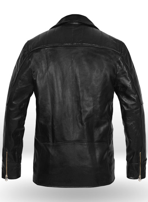 Pure Leather Biker Jacket #3 - Click Image to Close
