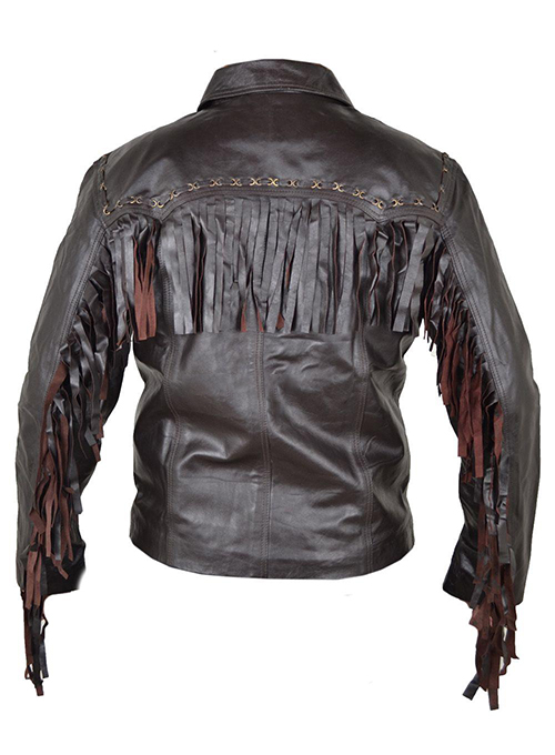 Leather Fringes Jacket #1007