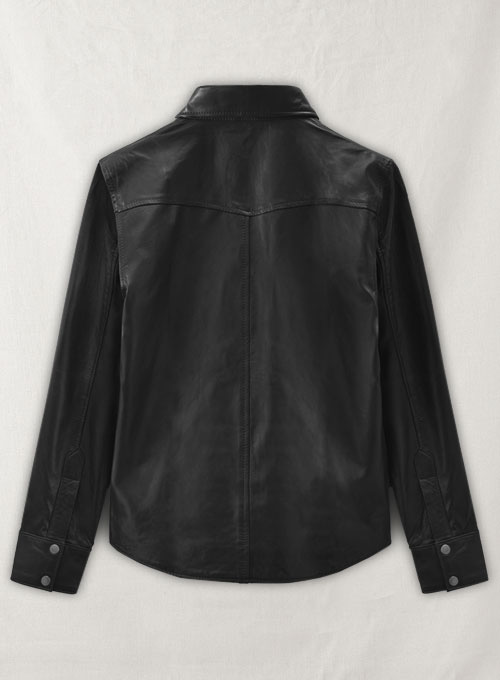 Leather Shirt Jacket - #1S